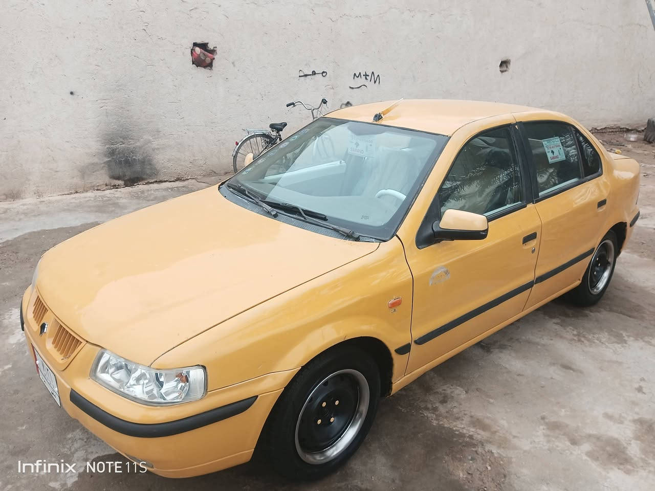 السلام عليكم سمند البيع مديل 11 مكينه وكير وحداديه جدد سنويه جديد مصفره هيه وغرامات الف مامطلوبه مداور ثاني يوم سعره 26 مكان السياره الدوانيه غماس مراوس اراوس حسب القناعه كفاله من الضربه والتبديل بيه رشات صبغ *********** بي واتساب سياره حلوه وجاهز
