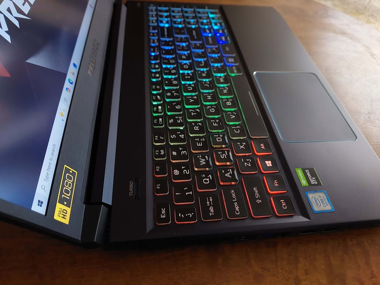 السلام عليكم ... لابتوب PREDATOR  ................. رام حجم 16 كيكا  ...كرت الشاشة الخارجي المنفصل 6 كيكا من نيفيدا GTX1660 TI نوع TI   ...معالج كور اي 7 الجيل التاسع فئة H ( من اقوى فئات المعالجات ) ....هارد نوع SSD M.2  512..شاشة حجم 15.6 دقة FULL HD  ..كيبورد ضوئي RGB ملون ...ملائم لكل الالعاب والبرامج الهندسية والتصميم والمونتاج وغيرها .. مكانه بغداد السعر 450 $ للاستفسار الاتصال *********** او ***********(واتس)

