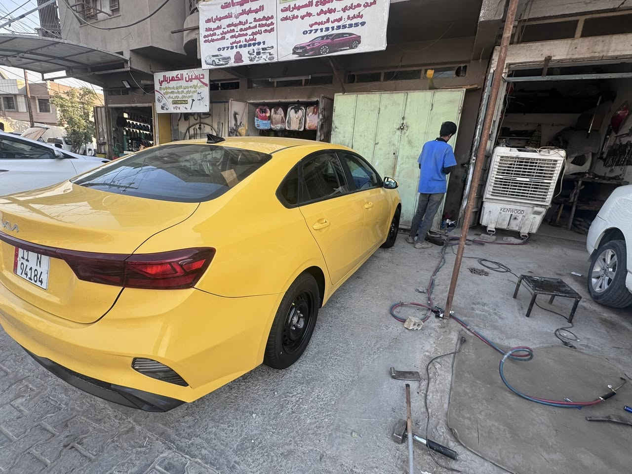 سلام عليكم كيا فورتي موديل 2022بسمي كاملة بدون اي نقص منضومة غاز تخم تاير بطارية جديدة وهاي صور الحادث بل منشور بيع فقط بدون مراوس سعر 135وبيهة مجال هاذ رقمي ***********مكاني بغداد المشتل  نص مواصفات

