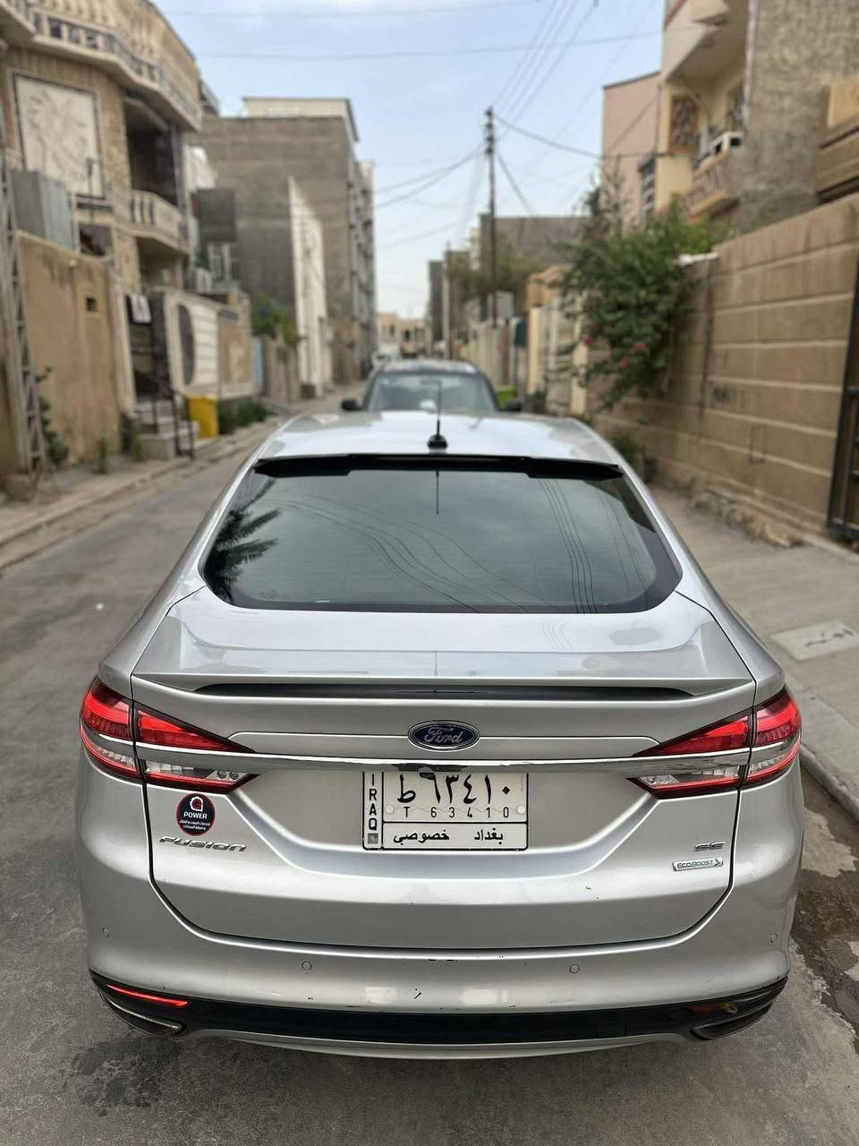 فورد فيوجن 2018 se+ ✅
-ماشية 102الف/محرك 1500 تيربو 
سعرها 105$ ورقة وبيه مجال 
م الانبار/فلوجة تلفون ***********
