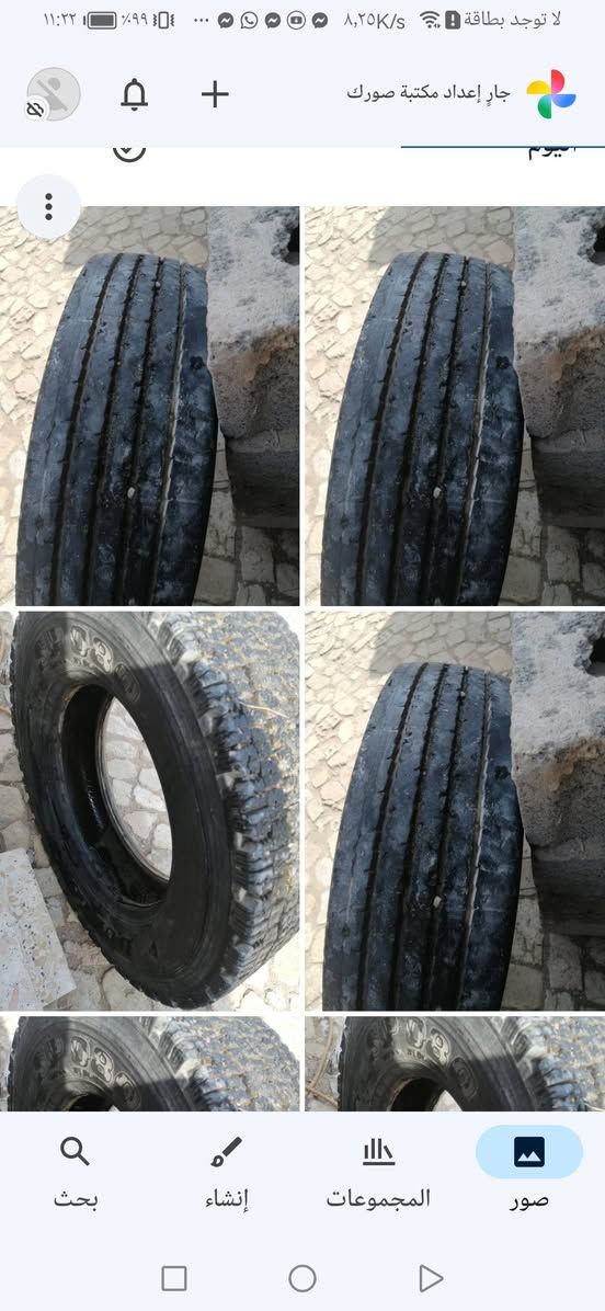 بسم الله الرحمن الرحيم زوج تايرات نظيفات ياباني دلوب حجم ١٩ونص للبيع الاتصال على الرقم *********** و ***********
