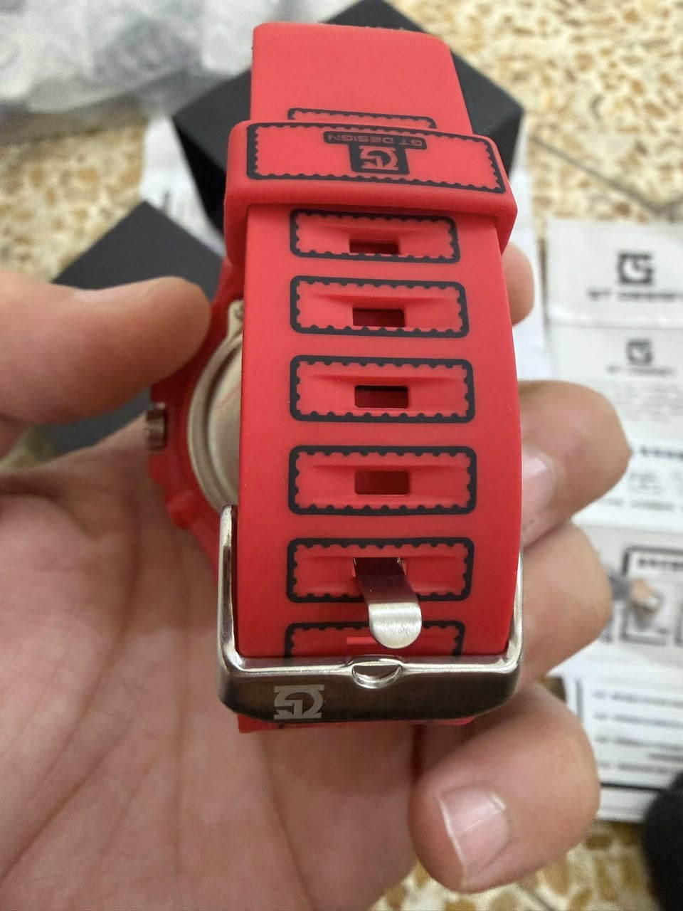 GT DESIGN
جي تي ديزاين 
ساعه رقميه 
جديد غير مستخدم 
كامل ملحقات 
45 الف 
يوجد توصيل


**إذا كنت صاحب هذا الإعلان وتريد حذفه لأي سبب، رجاءا أرسل رسالة إلى الدعم الفني**