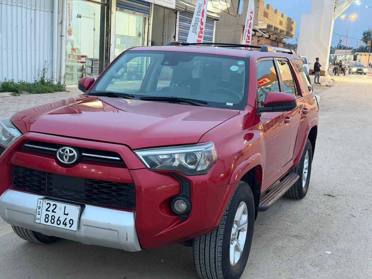 فور رنر 2022 sr5 رقم اربيل باسمي تحويل مباشر كلين بيه بارد بين الباب والجاملغ فور ويل سبعه راكب رادار امامي قياده ذاتيه كامره دخول ذكي تشغيل بصمه ومعرف موصوفاته الباقي واسط العزيريه سعره 310 للاستفسار 
***********
