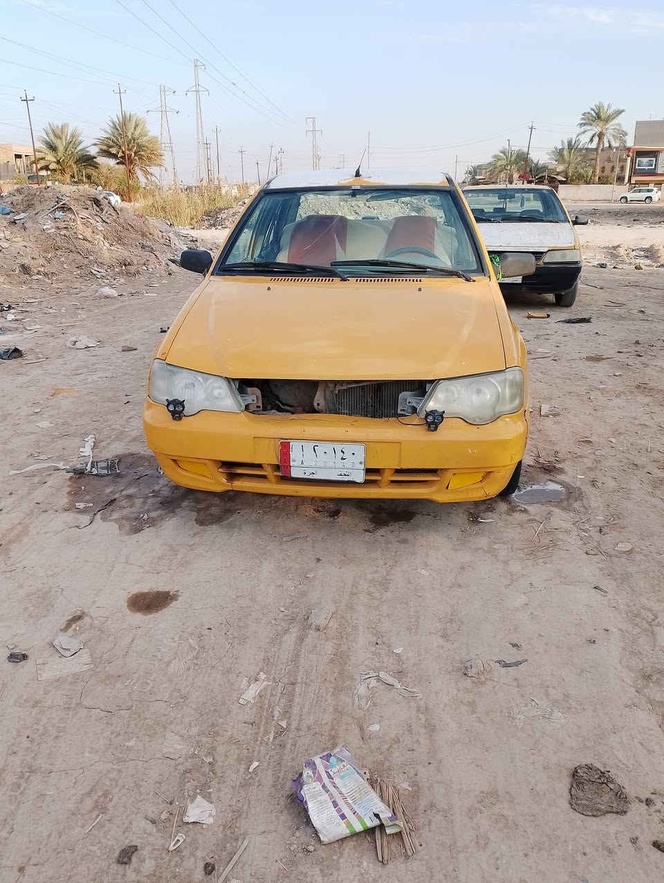 السلام عليكم سايبه دمعه مديل 12رقم نجف مكينه تبخر وكير جديد حداديه وسط  سياره معمره  مصفره هيه تحويل  مباشر  سعره 20وبيه مجال مكاني ديوانيه بجلبيه اتصال***********
