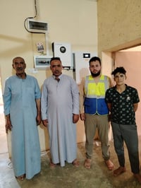 طاقة شمسية • بطاريات ليثيوم ٥ك • إنفيرتر ٦ك