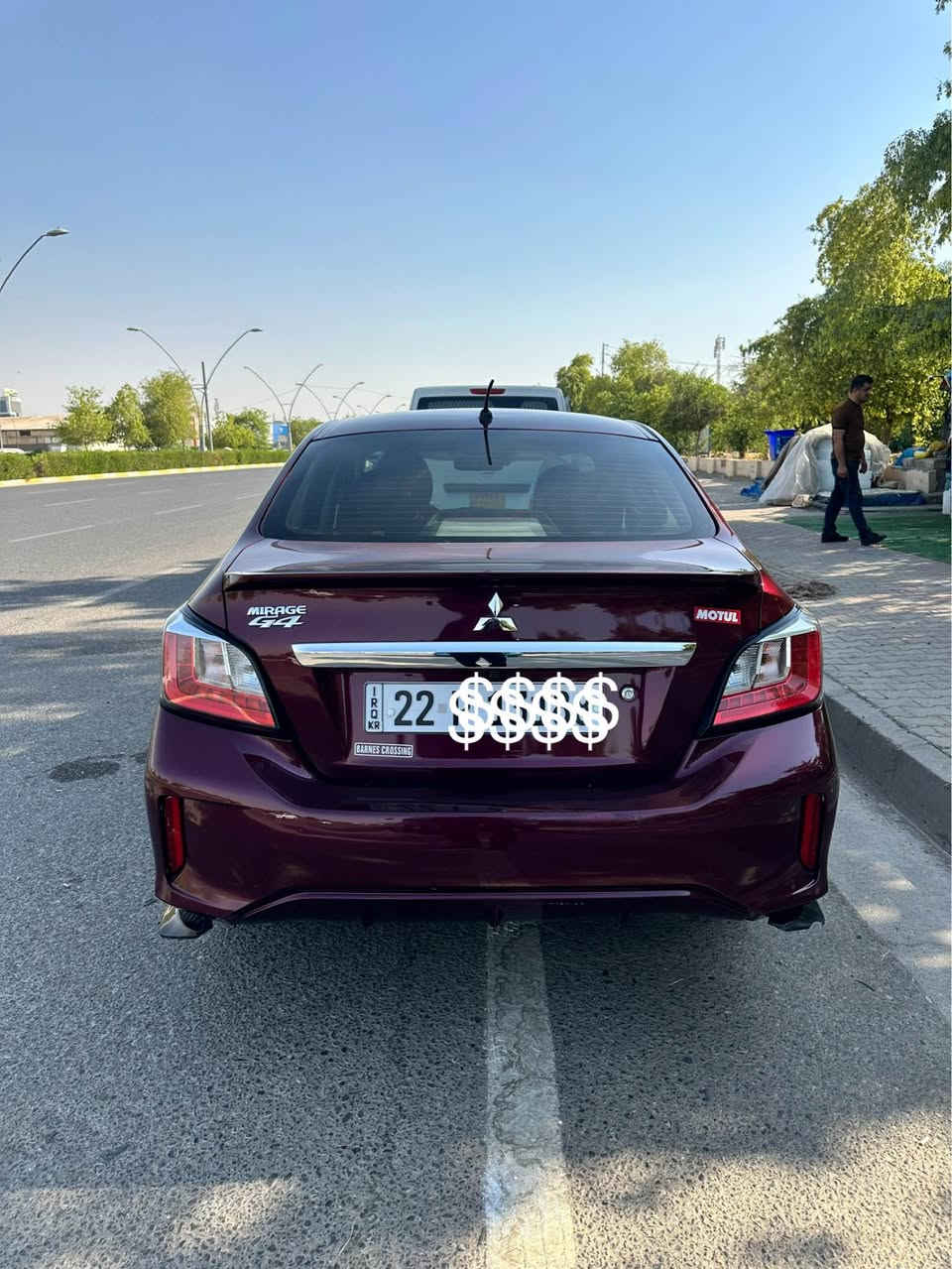 کوردی:
🚗 Mitsubishi Mirage 2024
ژمارەی شاسی: ml32fufj5rhf02277
تەنها جەمەلەخی پێشەوەی هەیە، ڕۆیشتن: 70 مایل.
📞 پەیوەندی: ***********

🚗 Mitsubishi Mirage 2024
رقم الشاصي: ml32fufj5rhf02277
بيها بس الجاملغ الأمامي، الممشى: 70 ميل.
للسعر اترك تعليق.
📞 للاتصال: *********** أربيل, العراق
