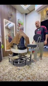 كرسي حلاقة • جودة عالية • متين