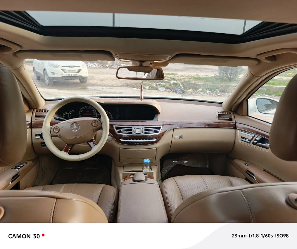 مارسيد S 550
2009
ساغ ساغ
فول فول 
٤ دةركاي سحب
بسمة سلايد
كامل جامةكاني بؤلؤرايزة بيلاد
فول فول مواسفاتة 
بي زةربة بيشو بشت كةبس 
٢ بارجةي بؤياغ بي ناوكرتن
كيرومكينة تةقةرةقة بةشةرت 
*********** كيفري, ديالى
