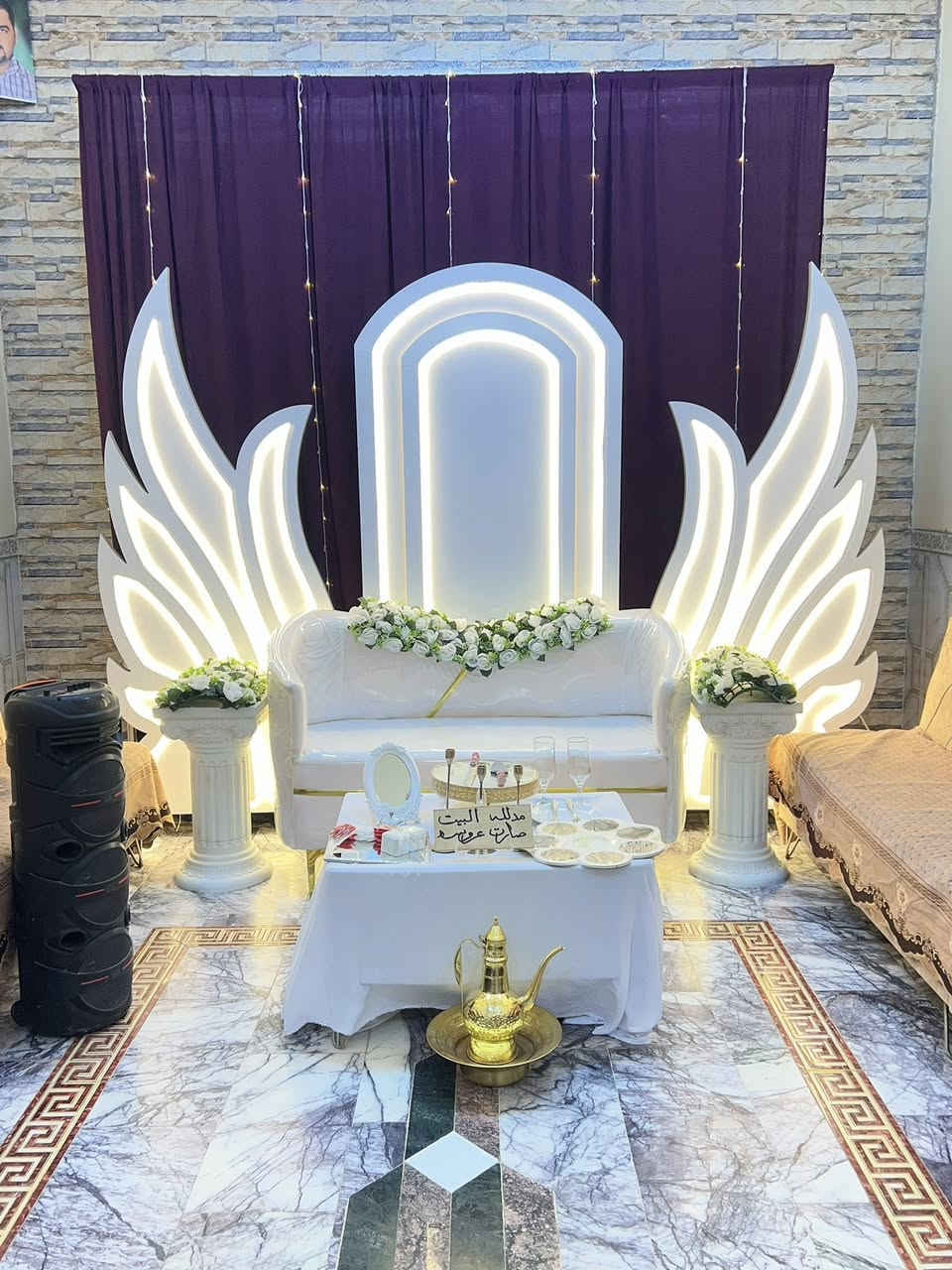 كوشات أمير الخفاجي
يتوفر جادر للخطوبه
ايجار_ الكراسي_والديجيات _والجنط  
تزيين سيارات الاعراس
الناصريه_ قضاء الفجر_
                     شارع الشطري مقابيل ناطق ابو الجمله
***********📞
***********📞
