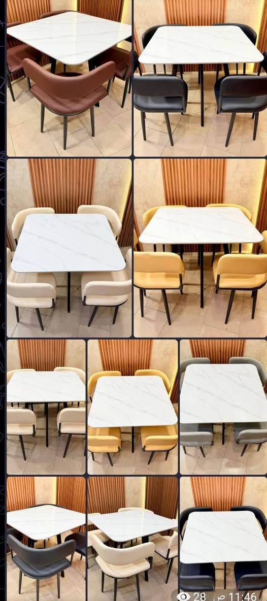 ميز طعام 4 كرسي سطح رخام مزجج 
قياس الطاوله 90 *90 سم مربع 
كراسي هيكل حديد دوشمه جلد 
يتحمل اوزان ثقيله 
السعر 220الف
يتوفر توصيل لجميع المحافظات العراق 🇮🇶
للحجز والاستفسار مراسلة الصفحة بغداد, العراق


**إذا كنت صاحب هذا الإعلان وتريد حذفه لأي سبب، رجاءا أرسل رسالة إلى الدعم الفني**