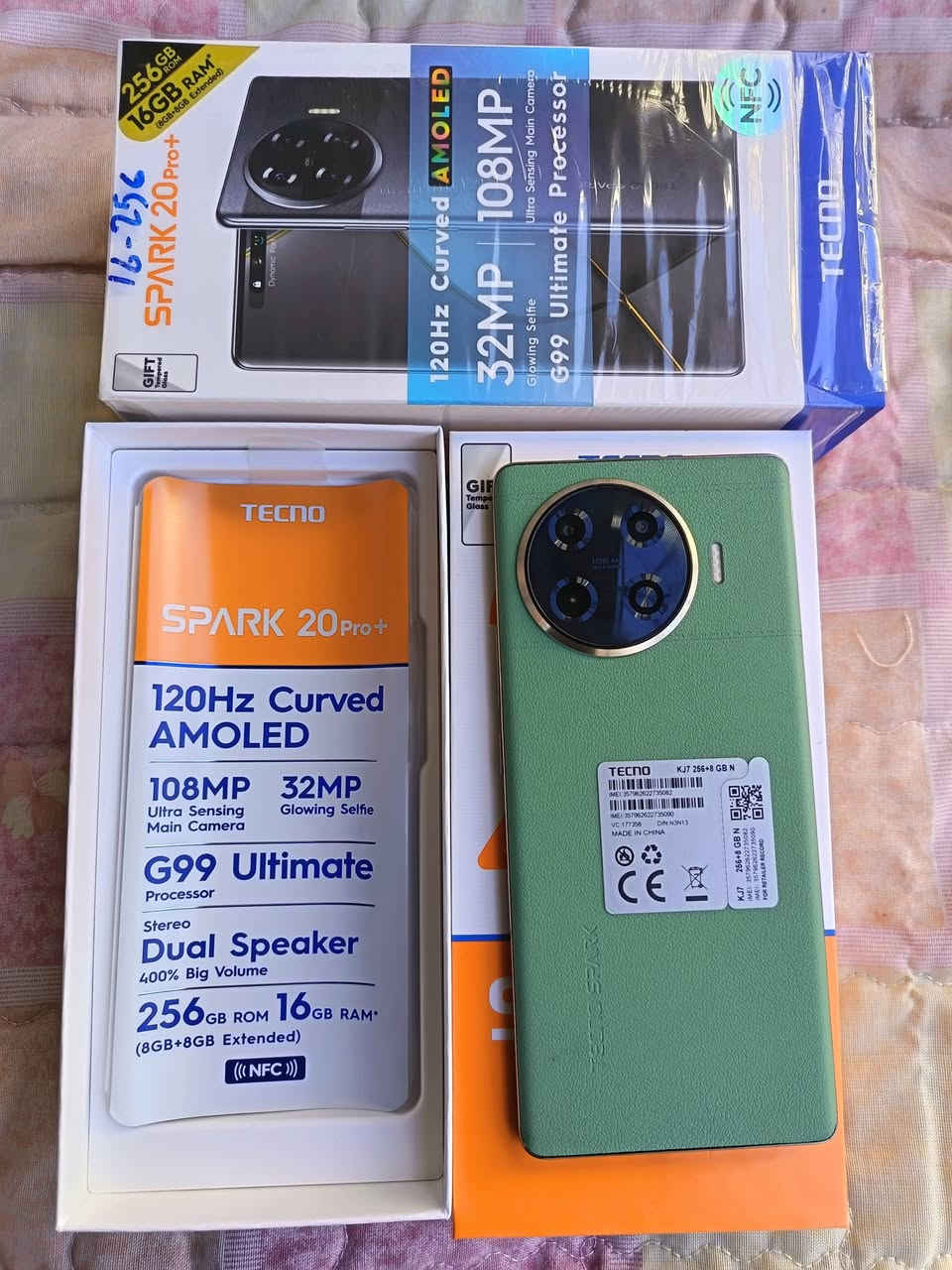 للبيع تكنو سبارك 20 برو بلاس اخو الجديد نضافه 100 كامل الملحقات ذاكره 256 ورام 8 السعر 185 الف بغداد /حي الجهاد / مكتبة حي الضباط لايوجد توصيل ***********

