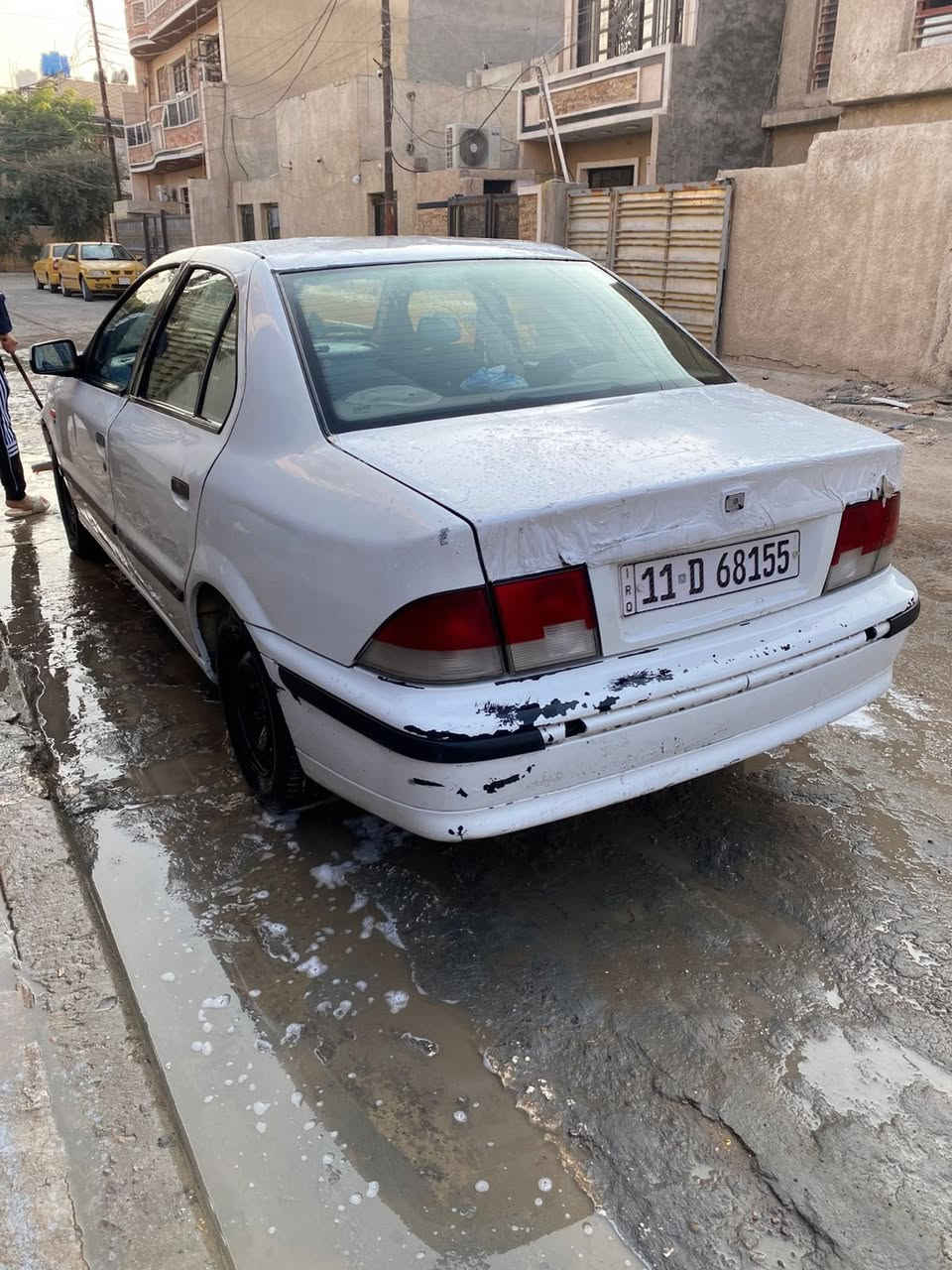 سلام عليكم سمند للبيع السياره خير من الله كير مكينه تبريد كله جاهز بس الباب االوره السايق مصبوغ مكاني بغداد السعر ٤٣وبيها مجال ***********
