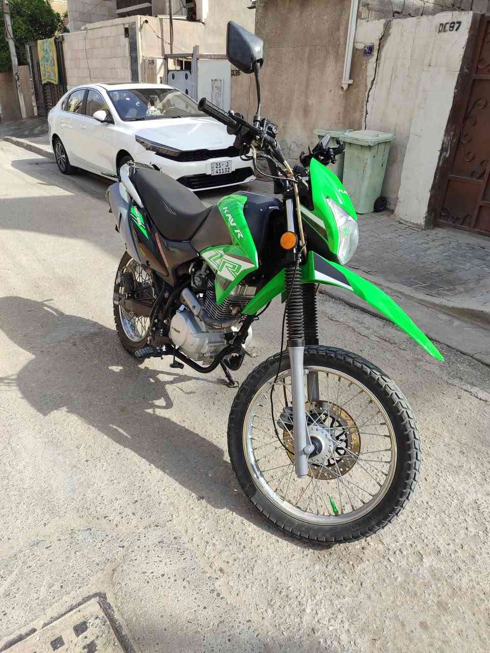 سلام عليكم
دراجه قفاز كافير موديل 2025 
بدون اوراق ماشيه 15 الف محرك 200
السعر 1500 وبي مجال متواجد خاص 
او ع خط ***********
