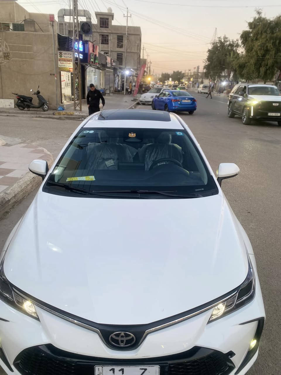 السلام عليكم 

تويوتا كورلا 2025 (هايبرد) 
شكل الخليجي مكفوله

بصمة
فتحة
جلد
شاشه
رادار
كامرة دوارة
فول تحكمات استيرن
سايد بريك دكمه
اتو هولد
قطعتين تبريد
مكينه 1800
اشاير بل مري
مانع نزلاق

السعر ١٥٣ $💵 وبيه مجال بسيط

(موقع    📍 بغداد) 

رقم ***********📲
