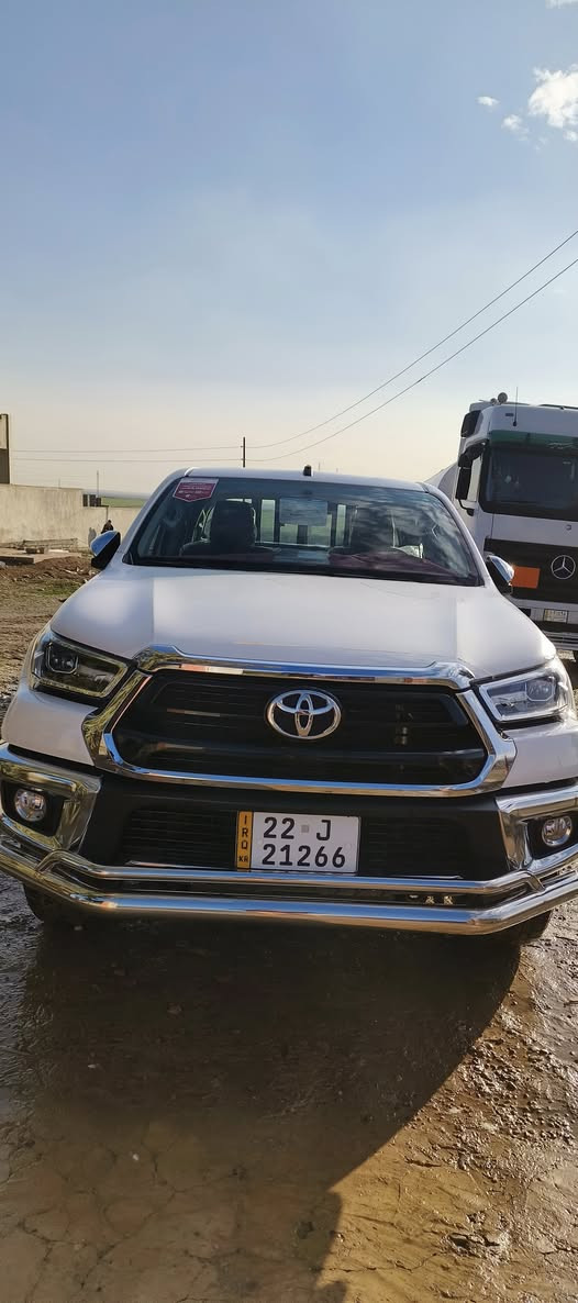 السلام عليكم
هايلوكس فول 1/1 2024 كير اوتماتيك 

بصمه + شاشه 

شركة جيهان دخل الضمان 

مكفول عام 

ماشيه 11 الف فقط 

رقم اربيل 

مكان الموصل 

ثاني يوم التحويل السياره بسمي 

السعر 360 وبي مجال 

لاتصال او لاستفسار اتصل ع الرقم التالي 

*********** او ع الصفحه المنشور
