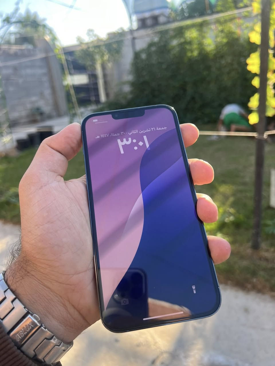 ايفون ١٣ برو ماكس بطاريه ٩٦
ذاكره ٢٥٦
الجهاز مكفول وشخط مابي نظيف بالباكيت
نموذج m
ويا شاحنه شركة عين الفهد الاصليه
العنوان بغداد المعامل
السعر ٧٦٠ الف بي مجال بسيط
ولوما محتاج مابيعه لان شاهد الله كلش نظيف
للاتصال ***********
