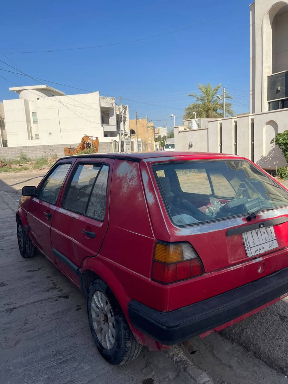 السلام عليكم
كولف موديل 91 
كير ومكينه كفاله 
الكشر مابي لاصبغ ولا بارد ولا ضربه 
السياره بيها نقوصات بسيطه 
تخم تايرات جديده 
باتري جديد
رقم أنبار مكانها الرمادي 
السعر 22 ورقه وبيها مجال بسيط 
‏***********
