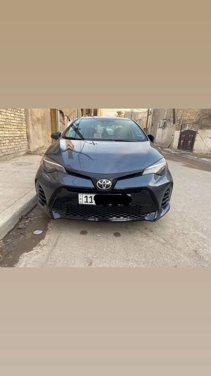 كورلا موديل 2017LEوارد امريكي ماشيه 82 حادثه فقط دعاميه اماميه صور الحادث مرفقه بالمنشور شاشه كار بلي صدر جديد هايدروليك كير مبدل اصلي تبريد ثلج استخدام شخصي سياره جديده بمعنى الكلمه 
سعرها ١٤٠ للاستفسار ***********
