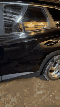 هونداي توسان ٢٠٢٢ لون اسود وداخل اسود    وارد  امريكي  ضررها فقط جاملغ...