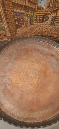 صينية بغدادية • نحاس احمر • قياس ٦٤