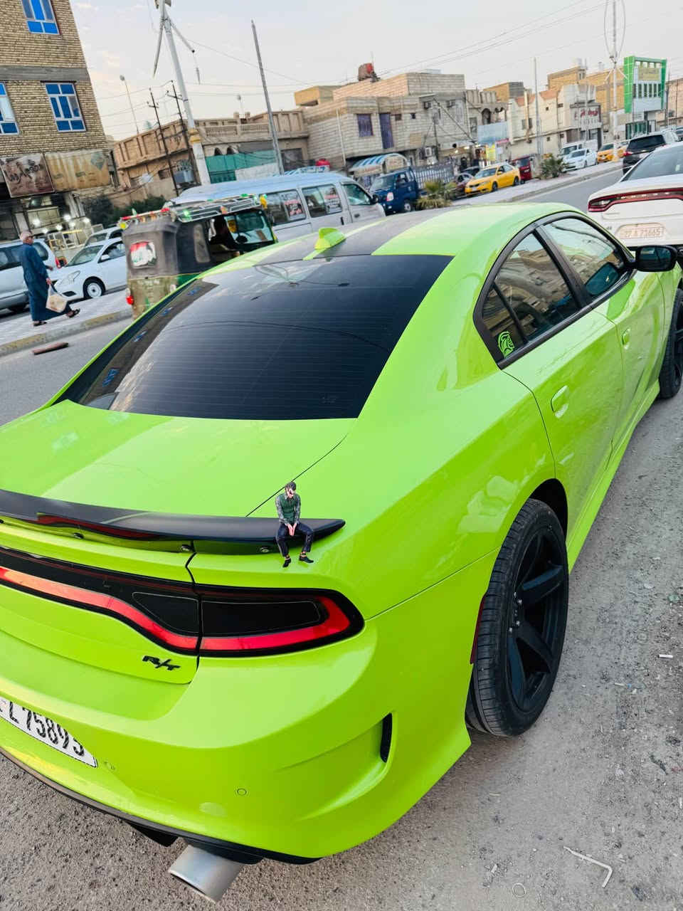 دوج جارجر موديل 2019 لون تفاحي مميز 🍏فائة5700RT  دخول جديد رقم بغداد بسمي  جديده ماشيه 100وجاهزه  مكاني ناصريه رقم ***********  راسني خاص او وتساب اطيك سعر وتفاصيل اكثر ناصرية, ذي قار
