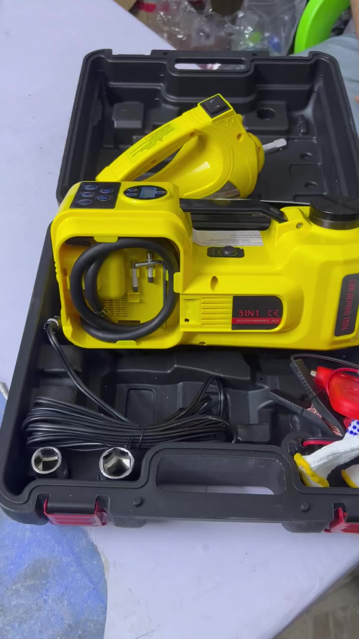 السلام عليكم منفاخ وجك ودريل اصلي قطعه ثكيله للامانه وتفاصيله كامله بالفيديو
للاستفسار واتساب 
***********
