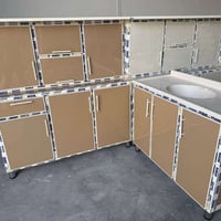 كاونتر • ١٫٥م+١٫٢م • بوري المنيوم