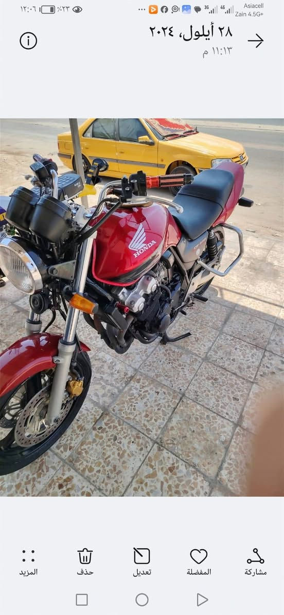 دراجه سي بي فور cb4  للبيع العنوان ميسان للتواصل 

***********
