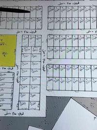 ⭕️ السلام عليكم  قطعة ارض للبيع مساحة ( 100 م )  في اراضي الامن القومي...