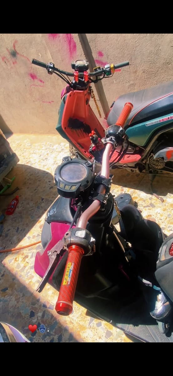السلام عليكم
سكنس جبلي 58دراجه شلعه معدل تخبل مكينه خرسه حلوه بس بيها خربطه نوبات رون يجلب بيها تزويد خير من الله
سلف كوسو
هاوزن رياضي كرزي
سبايدر قطعتين كرزي
كلجات wfمطابق اصليات تفصيخ 
ستيرن اصلي تفصيخ 
يدات بريك اصلي 
بومه الياف كاربون حقيقي 
صدر امامي dy
دبلات خلفيه اصليه 
كشن رياضي 
قبق بانزين قبق شاصي 
قاعدة رقم RGSكرزي 
صالنصه تك بوشه اصليه 2015
دراجه رايدها مراوسسس فقط فقط بسكنس فحل مزود كابريترررر مكاني بغداد غزاليه 
متواجد واتساب ***********
