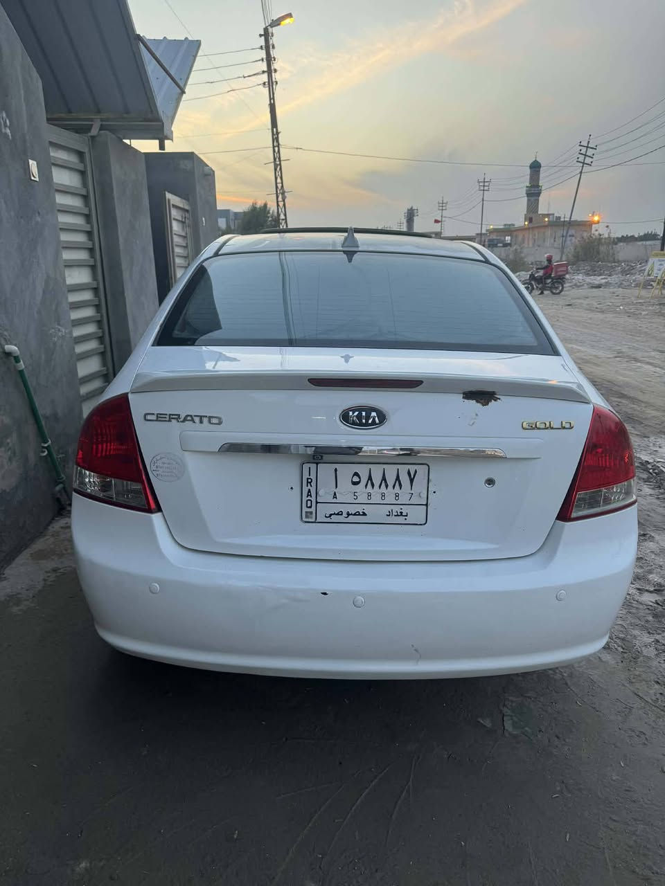 ياالله
السلام عليكم 

كيا سيراتو گولد فول مواصفات موديل 2007 رقم بغداد الماني كفاله بدون حادث بدون دواخل بيه تعمير الهلالات الخلفيه والدوس اثر خياس وبيه تقريباً قطعه ونص صبغ كير ومكينه خير من الله السياره فتحه كشنات جلد بلادي كش السائق والعبري تدفئه تبريد ثلج تدفئه حمام منظومه كامله بالكارتون تدفئه وتبريد السياره كولش نظيفه داخل وخارج تخم تاير جديد باتري جديد حداديه عايزه ترتيب والباقي شوف العين والشراي بي خير ويدلل 

للاستفسار خاص او واتس او اتصال باليعجبك 

*********** بابل

