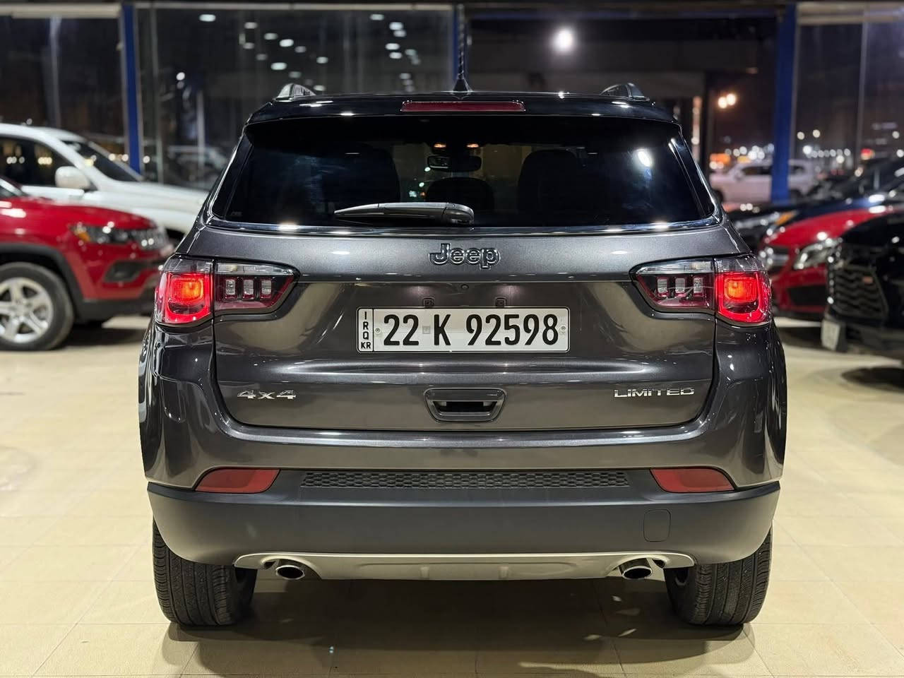 #المركبة : #جيب #كومباس لمتدد موديل 2023
#الضرر : جاملغ مع طرف البنيد ( بدون دواخل )
#الموديل : 2023 وعداد المسافة 28 الف ميل حقيقي
#الرقم : مرقم اربيل الرقم الحديث ( تحويل او وكالة )

#المواصفات :

▪️السيارة : جيب كومباس تو كولر لمتدد 
▪️المحرك : 2.0L توربو (اربعة سلندر)
▪️الموديل : 2023
▪️حجم الويل : ويل كب المعدل حجم 19 مع طقم تايرات كونتينتال بحالة ممتازة
▪️غرفة السيارة : جلد اسود  اصل
▪️لايتات زينون مع كشافات دعامية زينون
▪️بصمات عدد 2 للأبواب مع بصمة تشغيل
▪️حساس خلفي اصل
▪️رادار امامي مانع تصادم
▪️كامرة خلفية دوارة مع الستيرن اصل
▪️تبريد قطعتين امامي وخلفي
▪️رادار جانبي ( نقاط عمياء ) بالمرايا الجانبية
▪️شاشة الدشبول حجم كبير للتحكم بأيعازات السيارة
▪️تدفئة لكشنات المقدمة مع تدفئة ستيرن
▪️سستم صوت
▪️سايد بريك دكمة
▪️تشغيل عن بعد
▪️تحكم ستيرن جهتين بلوتوث وحاكية وكروس سرعة وتحكم صوت 
▪️نظام ABS مانع انزلاق

السيارة جديدة وبوضع الشركة 

السعر المطلوب :173 ورقة مع المجال
 
الاتصال على : ***********
‏‪0786 001 7736‬‏
