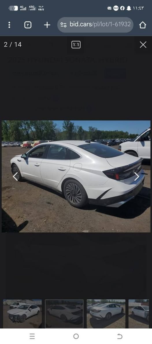 السلام عليكم..
سوناتا هايبرد 25 بغداد
حادثه سرقة جاملغ ودعاميه ماشيه 20 
سعرها 187
***********
