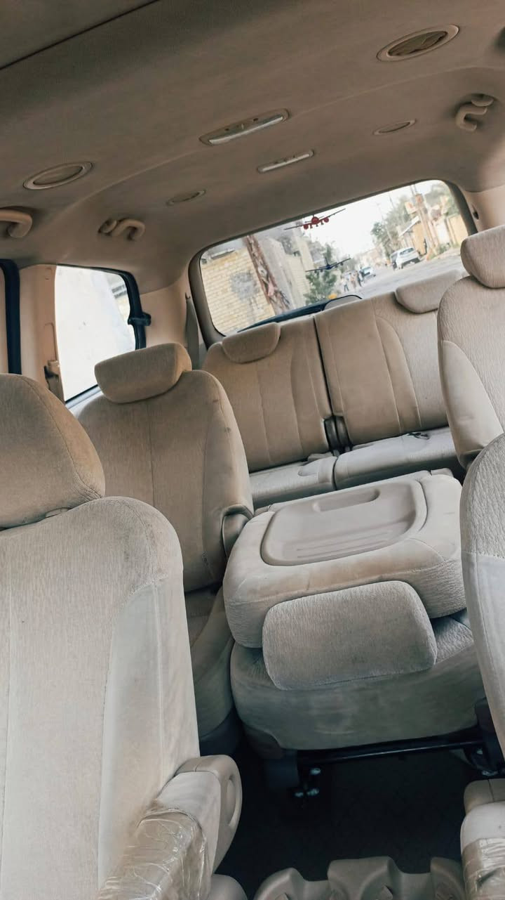 سلام عليكم عندي كية كرنفال 2014  رقم اربيل دولي بسمي تريد وكالة تريد تحويل محرك 3500 دوش   موصفات فتحت سقف حساس خلفي كامرة خلفية تحكمات جام خلفي كهرباء مري شفط منظومة زنون عالي ناصي  حدادية 85 /100  تخم تاير جدد كير محرك مكفولات  سيارة 7 راكب  سونار مرفق بل منشور  سعر 155 وبيها مجال للبيع فقط  ستفسار على هاذة رقم ***********  ,***********
