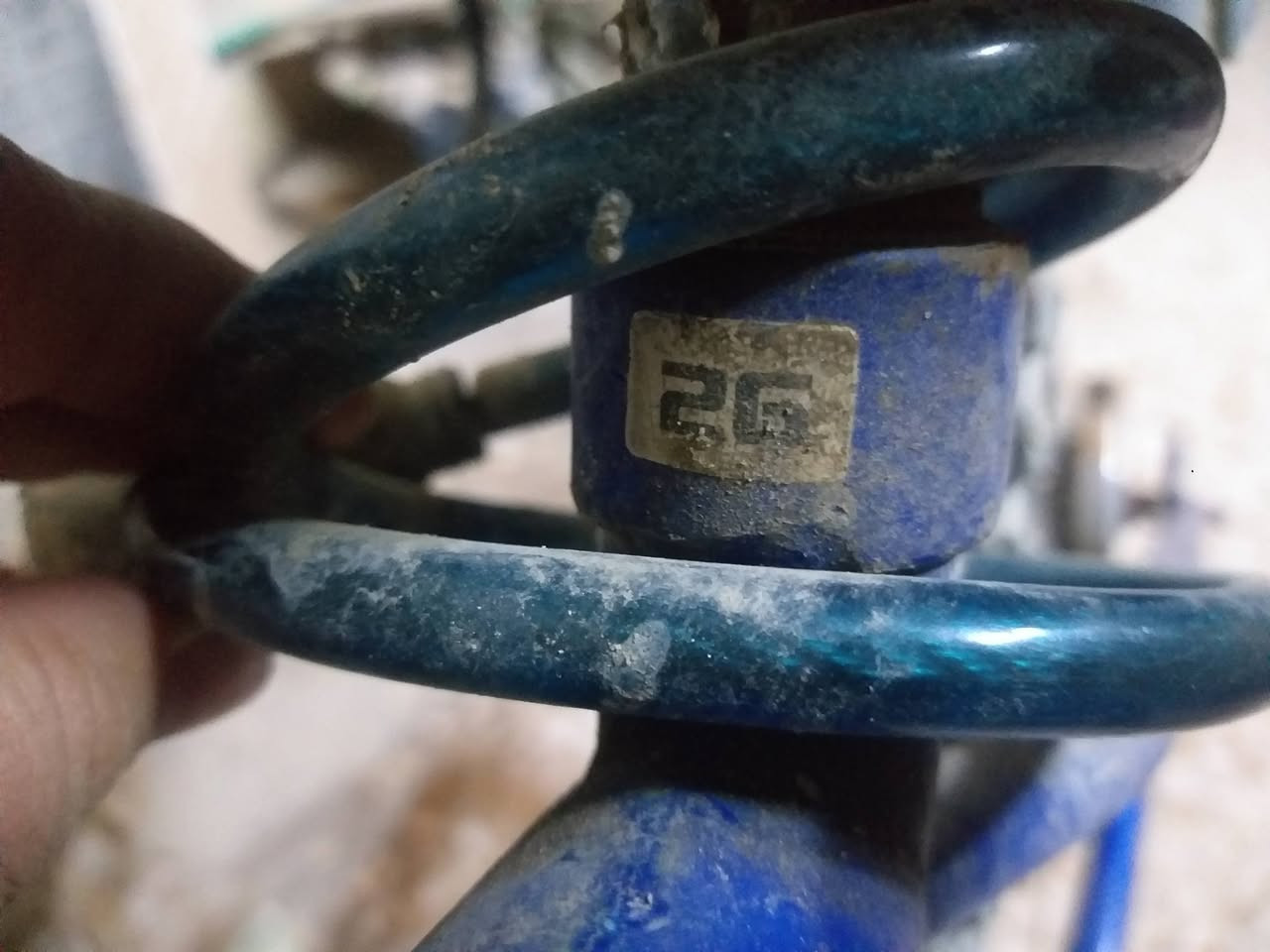 سلام عليكم  باسكل حجم ٢٦ لون ازرق نضيف ابريكات شغاله سعر ٤٠الف عنوان بغداد الشعب سوك شلال قرب مضمد وصفي تواصل***********
