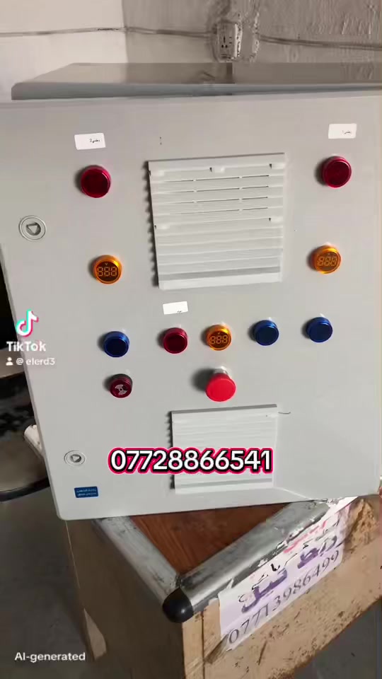 تحية طيبة تم تصميم وتنفيذ  بوردATS* ٥٠*٦٠دخول٣ مصادر٣فيز بارد منفصل حماية متكاملة  من نوعABB البورد احمال خفيفة طبعا ما استخدمنة قواطع توجد قواطع خارجية اشتغلناه حسب طلب الزبون للاستفسار الاتصال او مراسله واتساب #***********
 #الجميع إشارة 
إشارة 
إشارة إلى الأصدقاء 󱢏
