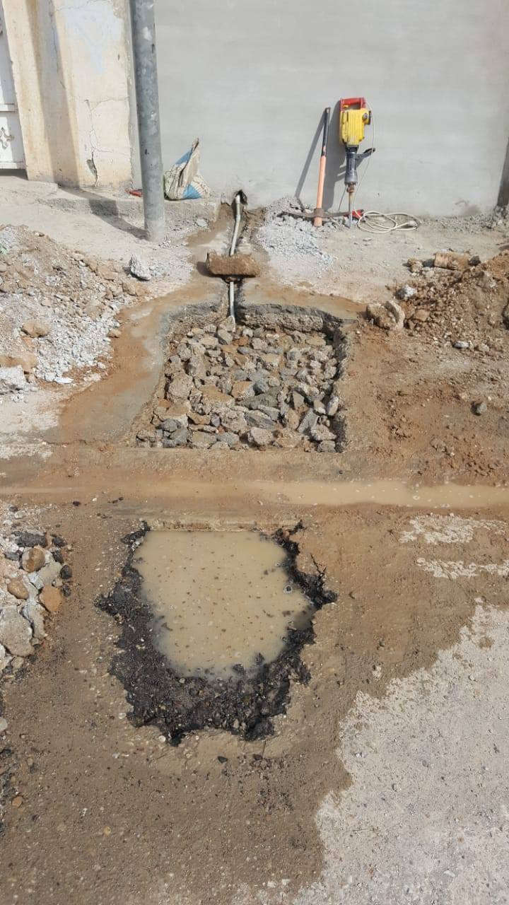 سلام عليكم
تاسيسات صحيه 
وسحب خط لاين رئيسي 
***********
كركوك
