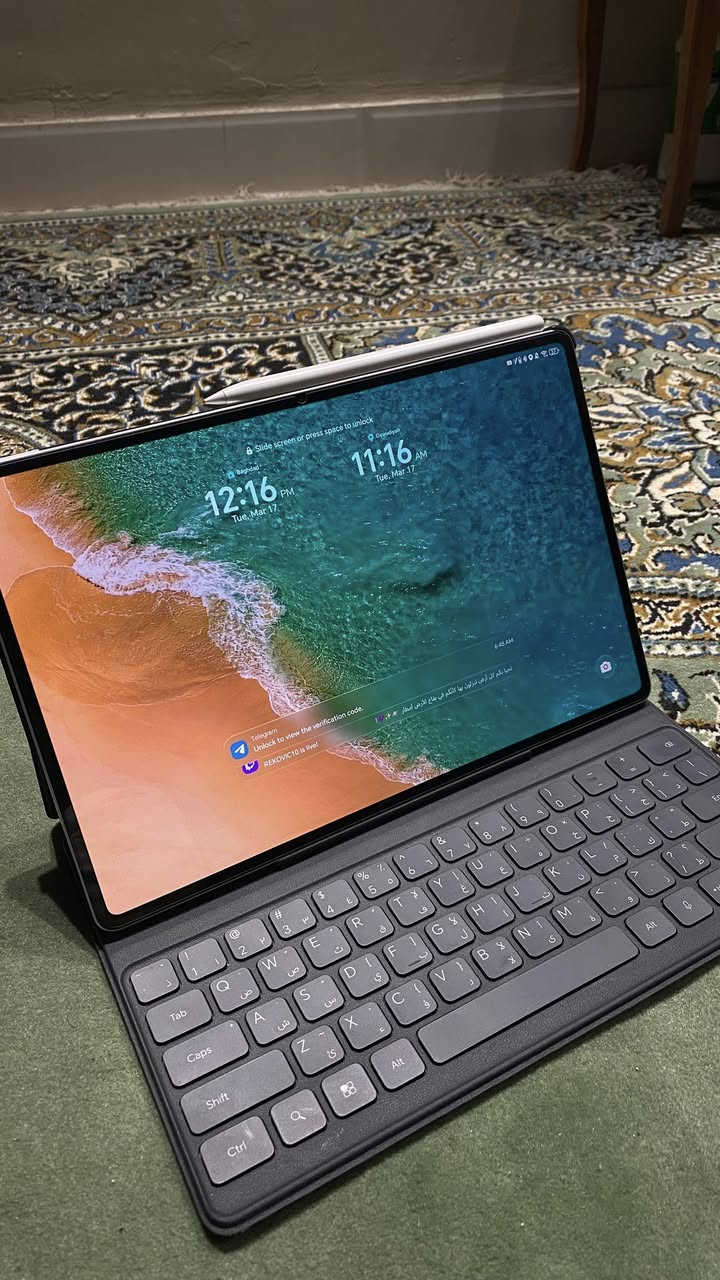 Honor magic pad 2
هونر ماجك باد جيل الثاني ذاكره 256  جاهز بعده بحاله الوكاله اخذته بنهايه شهر 9 جديد ونظيف جداً مثل ما في الصوره سبب البيع محتاج فلوسه بسعر 800 كامل ملحقاته  وياه گفر وقلم والقلم نفسه بي اغطيه للراس مكاني بغداد واذا شراي نتفق على مكان داخل بغداد قريب عليك وعليه ملاحظه يشغل ببجي 120 فريم معالج مالته قويه جداً   ( ما استخدمه للالعاب استخدام دراسه وشغل)استخدامه خفيف جداً


**إذا كنت صاحب هذا الإعلان وتريد حذفه لأي سبب، رجاءا أرسل رسالة إلى الدعم الفني**