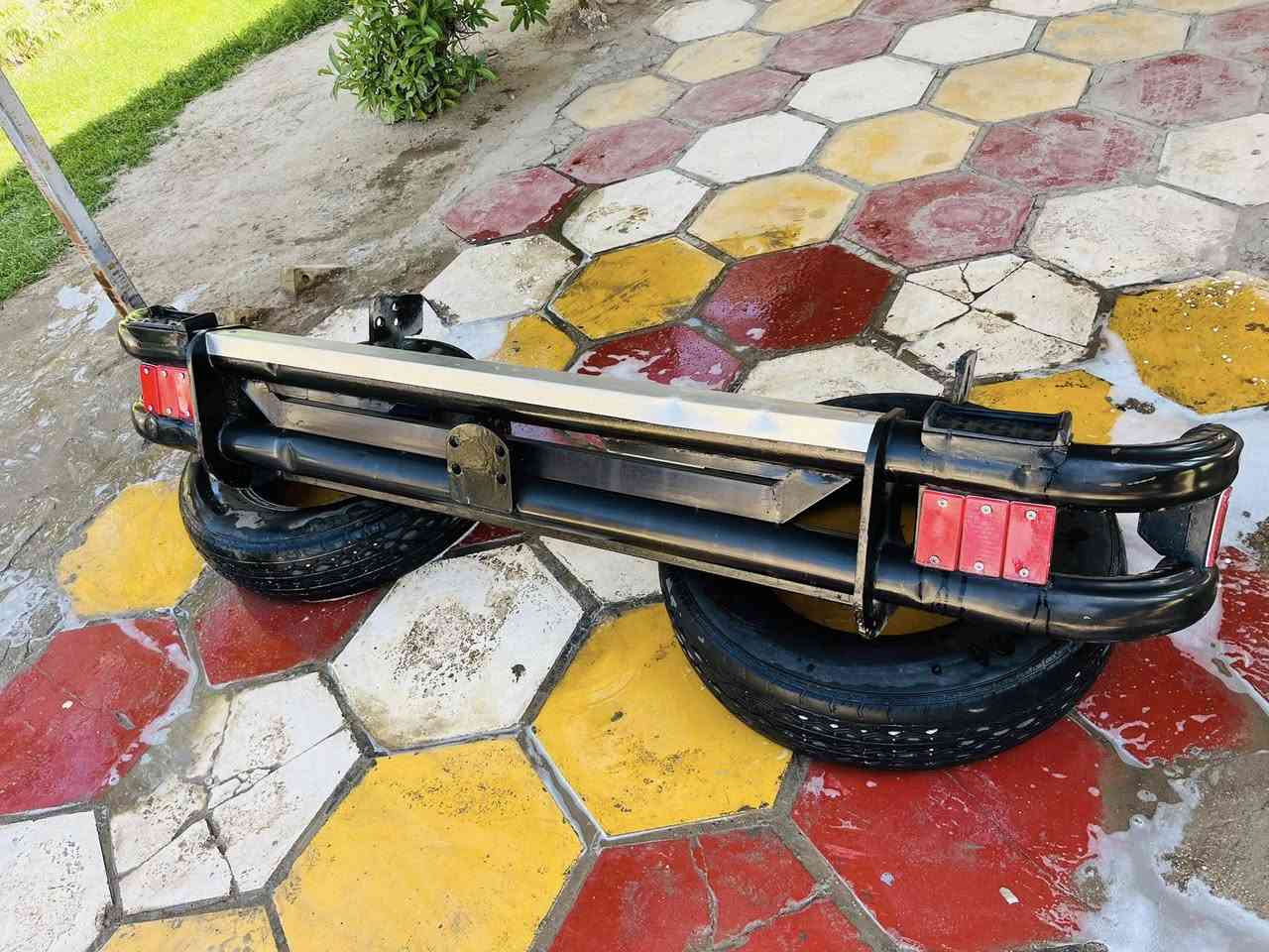 #سلام_عليكم
درع جنبي عالي هايسه للبيع كلش نضيف وجاهز كبل شد
مع زوج تاير 195R15 نضاف بدون بنجر السعر قيم واخذ خاص مكاني #بابل_السدة ***********
