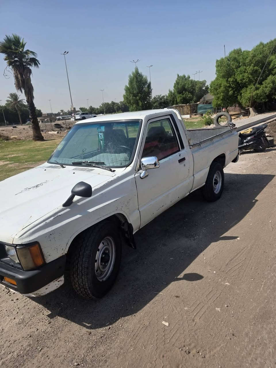 سلام عليكم بيكم موديل ٨٥ بلادي سيارة محرك كير  شاصي  مكفولات تحويل  ومشروع وطني مكاني بغداد وسعرها 38 بيها  مجال *********** اتصال
