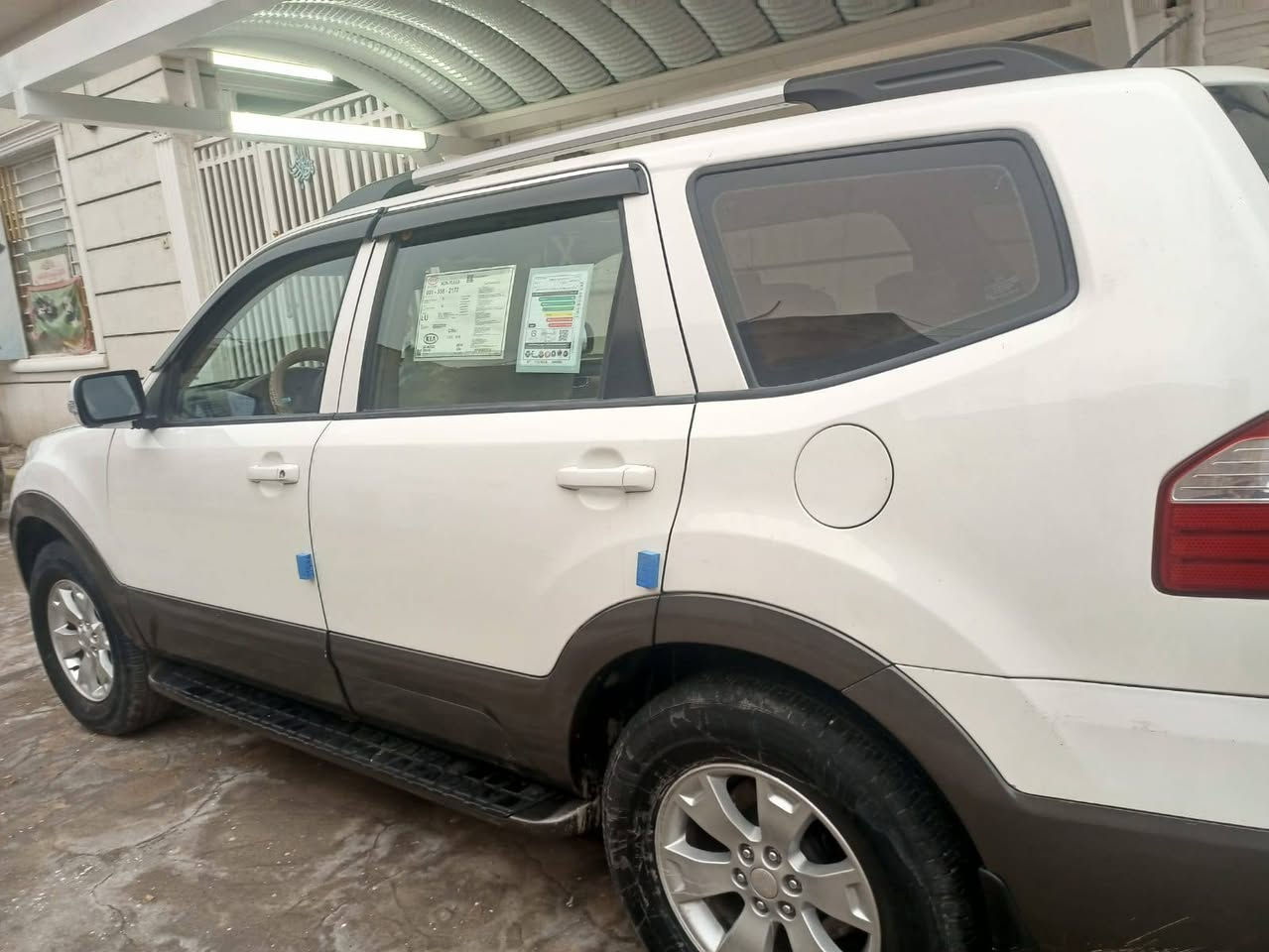 مهافي موديل 2014  رقم قادسيه بأسمي  بيها صفحه   التكم جهة العبري بيهن تصليح والشاصي صبغ عام  مابيها جفيه محرك كير حداديه تبريد تخم تاير كفاله السياره فول عدا البصمه جاهزه من كلشي السياره احلى من الصور  السعر 110 عنواني نجف ابو صخير ***********
