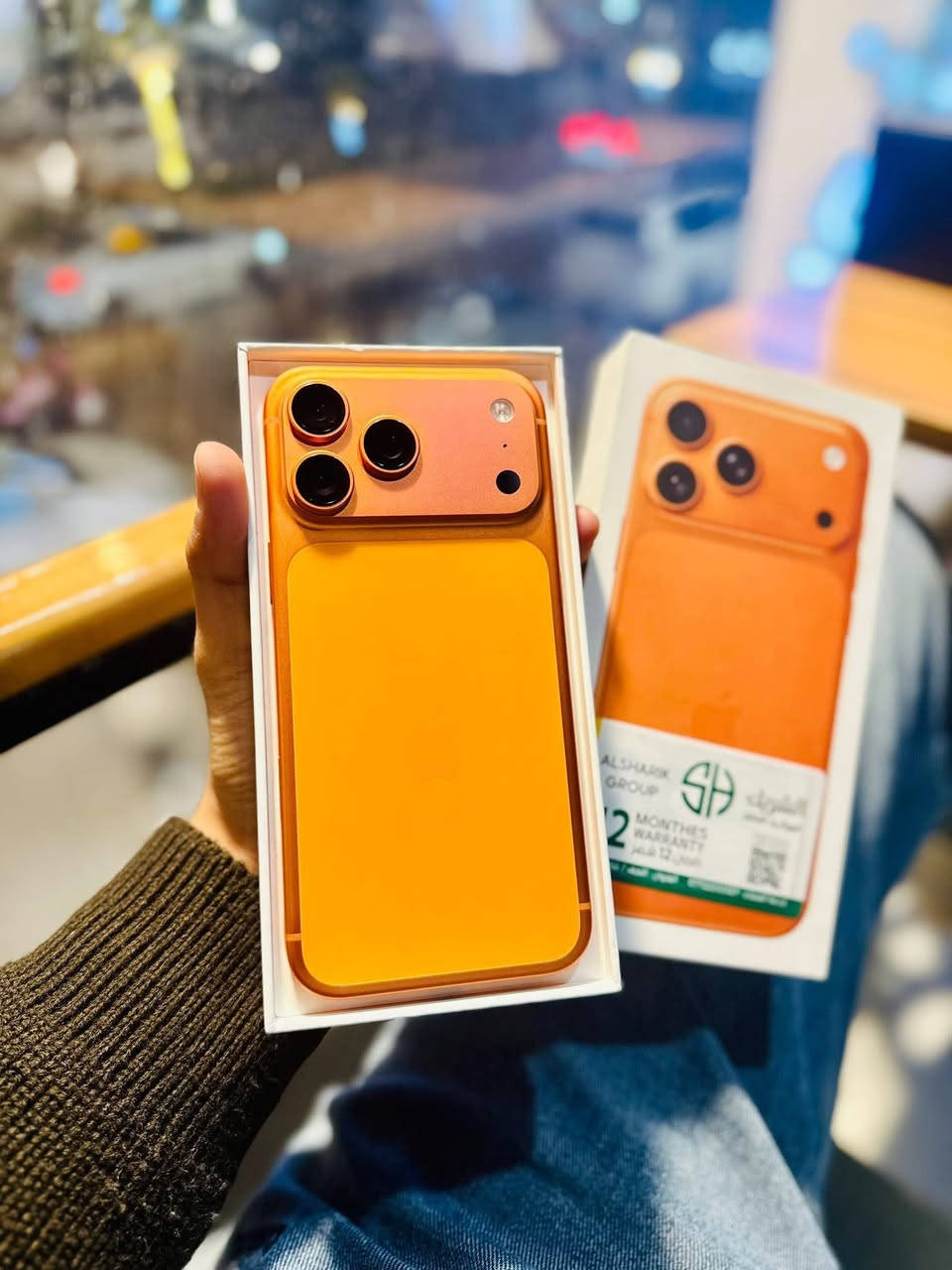 ايفون 17 برو ماكس 📲
بطاريه : 100 
مشحون : 77 مره فقط 
ذاكره : 256 
عربي شرق اوسط AF
شريحه فعليه 👉🏻
نضافه ‎%‎ 💯
العنوان : النجف حي الجزيره
***********  اتصال فقط فقط ☎️👉🏻
ماسنجر معلك ما اكدر ارد اتصل وتدلل
