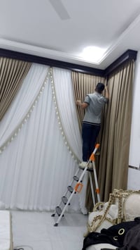 #ستائر الكوخ  🧿🇮🇶 🚖توجد خدمة توصيل ويوجد كادر ياخذ المساطر للمنزل  "ال...