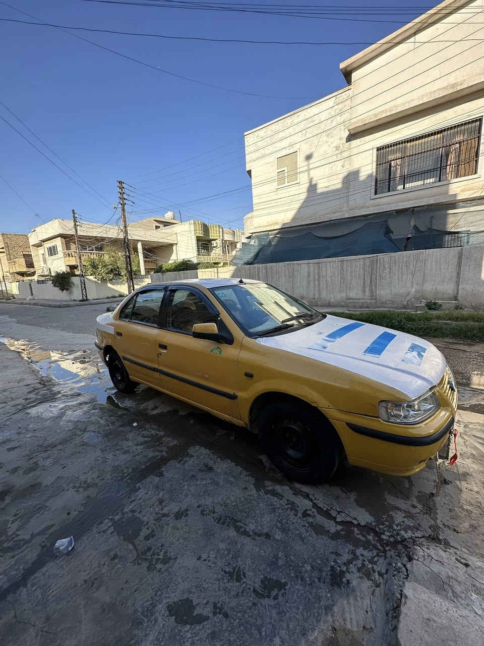 السلام عليكم
للبيع سمند موديل 2011 رقم بغداد نكليزي بسمي مصفره هيئه وغرمات تحويل ثاني يوم كير محرك خير من الله صدر نضيف كلش دخله نضيف خارجه مثل ما موضح بل صور. كهربائيات كله شغاله / السعر ( ٢٧ ) وبيه مجال للشراي العنوان / بغداد / حي الجامعه / الاتصال ع الرقم ( *********** ) (*********** ) بي واتساب
