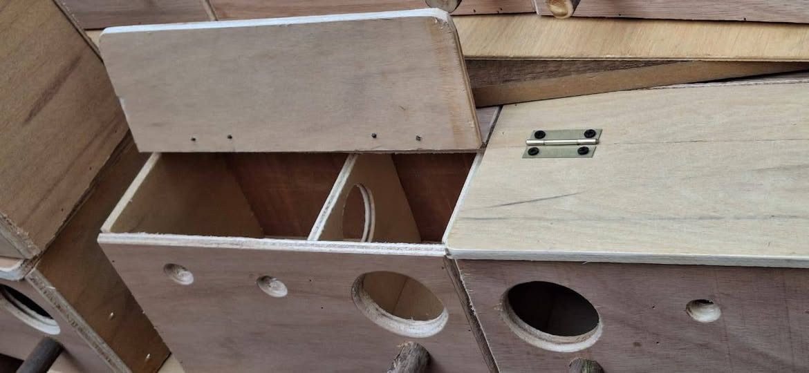 🔥 إذا عندك طيور وتريد ترتبها صح 🔥
🏠 متوفر عدنا بيوت طيور  بجودة عالية:
•  لطيور الحب 🦜
•  للكوكتيل 🦜
•  للغندور 🦜
•  وحسب ااطلب اي طير واي شڪل 
✔️ سهل تنظيفه
• الخشب اي خشب اشتغل 
💸 أسعار مناسبة 

📍 التوصيل متوفر
📩 راسلنا خاص واحجز بيتك هسه
*********** بـ واتساب 
⚠️ الكمية محدودة… لا تتأخر!

#بيوت_طيور #اقفاص #تربية_الطيور #كوكتيل #طيور_حب
