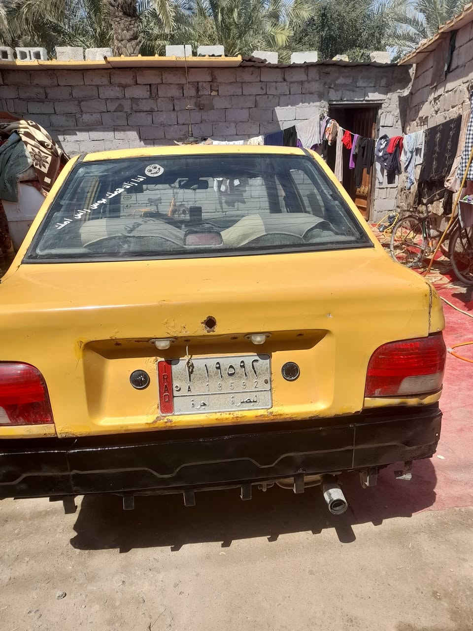 سايبة ٢٠١٢ ابيع كوم حديد بس اوديك الراعيها بأبو الخصيب سيارة كلها شغالة بس  الكير الرابع يفلت مكينه نضيفة *********** السعر 10ورقات
