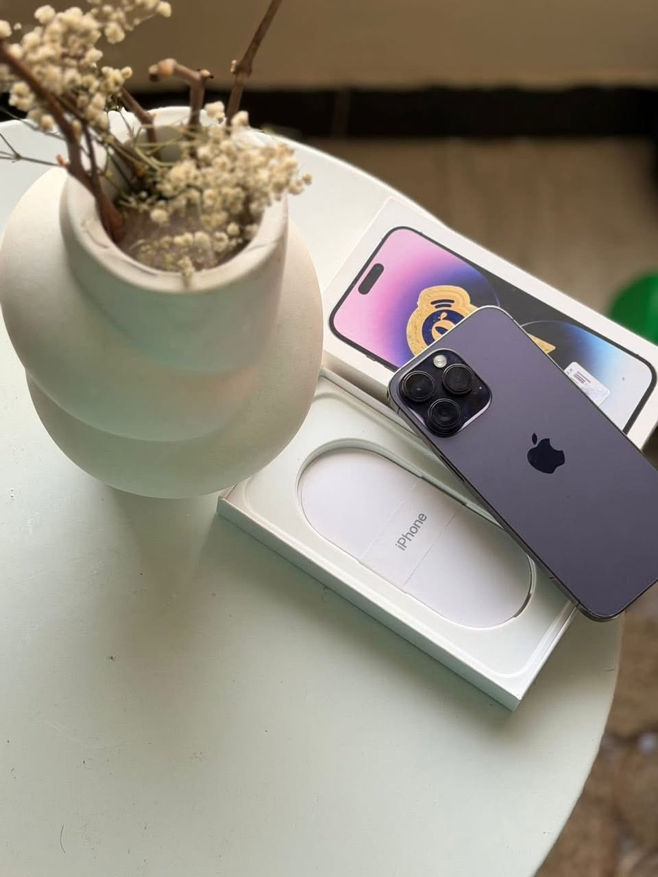 ايفون ١٤ برو ماكس ذ٢٥٦ بطاريه ٨٤ عربي شرق اوسط ماستر بي اشعار كامره والشاشه بيه خط بالشاشة ممأثر على اللمس ابد 
السعر ٦٥٠ 
بغداد حي البنوك 
***********
