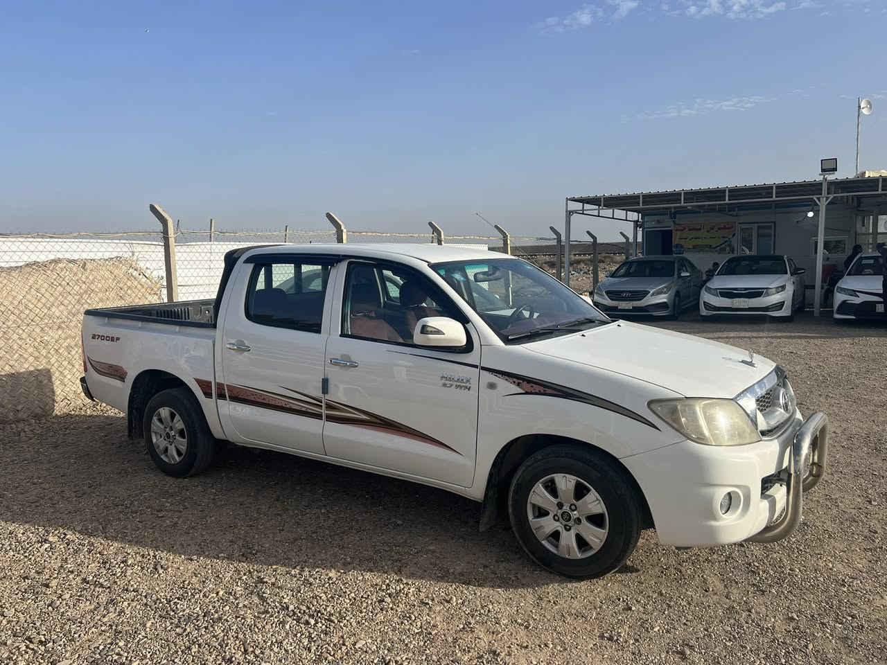 تيوتا هايلوكس
موديل ٢٠٠٩ گير عادي شاصي ١٩ سعودي باب اول 
رقم انبار مشروع وطني تحويل ثاني يوم 
مكفوله من الضربه بيها ملاحضات خفيفه 
السعر ١٦٠ وبيها مجال 
تواصل ***********
العنوان الانبار-الخالدية-حصيبة الشرقية
