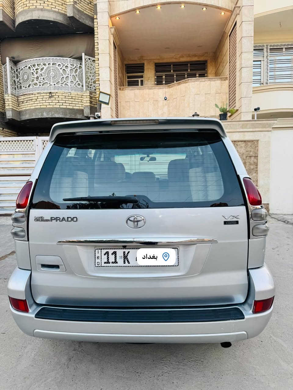 السلام عليكم برادو 2008 VX 6 سلندر فول مواصفات كشنات تدفئة كشنات كهرباء شاشه كأمره. مري شفط فتحه سياره بدون حادث.  جراد بنيد. حوف جملغات كلير سياره حلوه  رقم بغداد جديد سعر 147. رقم  ***********
