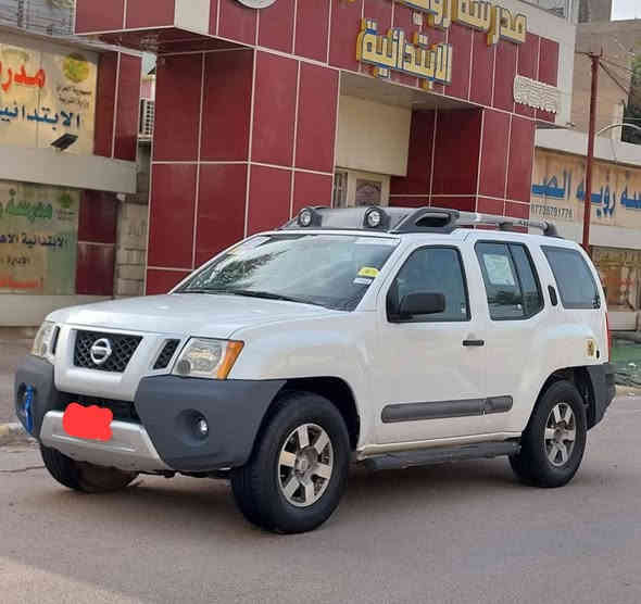 ‏السلام عليكم 
‏نيسان اكستيره وارد امريكي موديل 2011 لون ابيض فول مواصفات سياره احلا من الصور بهواي رقم بغداد دولي بسمي تحويل مباشر حادث جاملغ خلفي وصندوك سونار وياها ناشره صدر امامي خلفي جيد طخم تاير جديد سياره جاهزه مكينه 6سلندر 4000كير مكينه مكفولات تبريد ثلج فور ويل 4x4 منحدرات بلوجكترات بلادي بل قماره تحكم ستيرن جهتين غرفه نضيفه السعر95وبيها مجال بسيط الاتصال *********** مكان بغداد 
‏ بغداد
